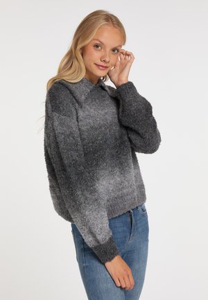 MYMO BLONDA - Trui - schwarz grau