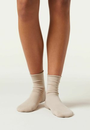 Calzedonia MIT UMSCHLAG - Calcetines - hautfarben natural ginger