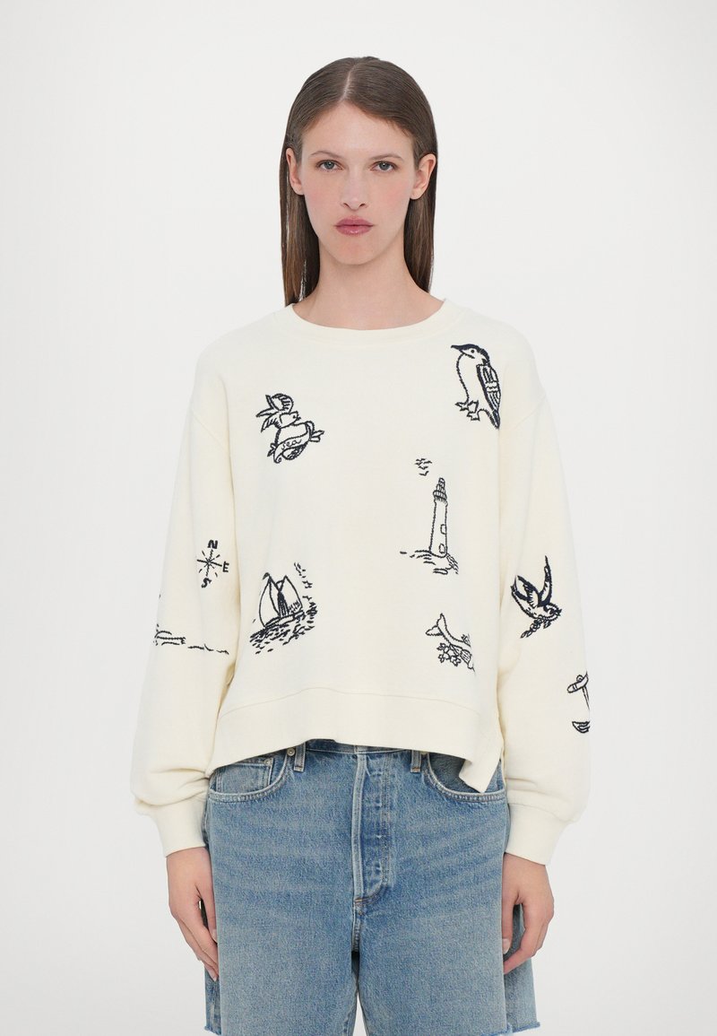 Sea CLYDE LIGHTHOUSE  - Mikina - cream