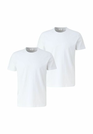 RUNDHALS KURZARM 2ER PACK - T-Shirt basic - weiß