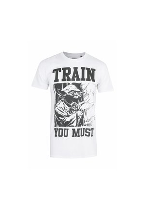 YODA TRAIN - Print T-shirt - white