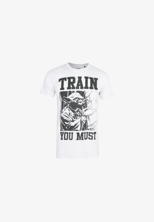 Star Wars, YODA TRAIN - Print T-shirt - white
