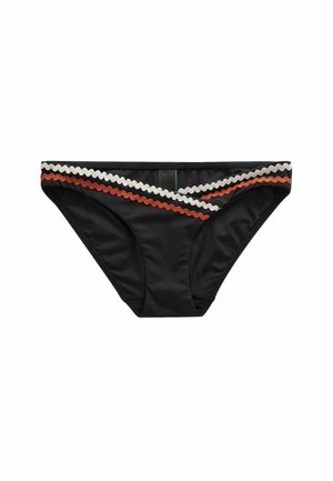 RIKRAK TRIM - Zwemslips - black red ecru