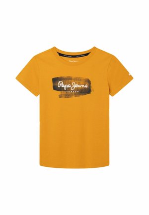 T-shirt con stampa - yellow
