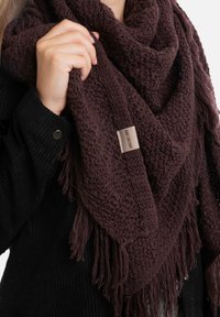 Knit Factory Sjaal - midnight plum