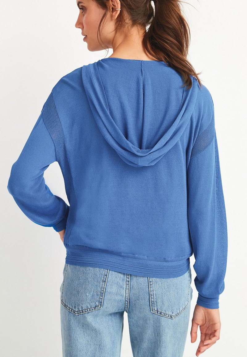 Damen Sweatshirts | Next WRAP LAYER HOODIE Kapuzenpullover blue/blau - WM93703 Damen Sweatshirts | Next WRAP LAYER HOODIE Kapuzenpullover blue/blau - WM93703