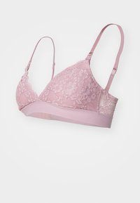 NURSING IRIS BRALETTE - Trojúhelníková podprsenka - light dusty pink