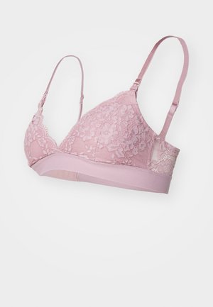 NURSING IRIS BRALETTE - Kolmnurklõikega rinnahoidja - light dusty pink