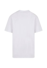 White cotton t-shirt, short sleeves, crew neck design, plain texture, straight hem, no visible patterns or embellishments.