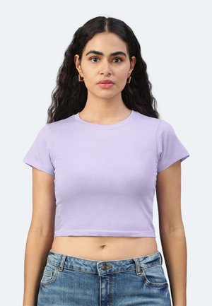 CROP TAYLOR TEE - T-shirt basic - lavender