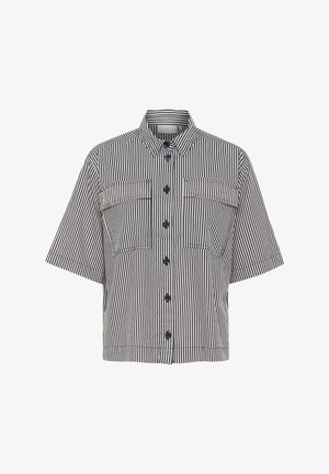 Kaffe NAYA STRIPED - Cămașă - midnight white stripe