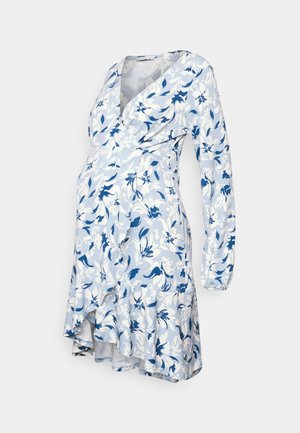 Anna Field MAMA, Vestido ligero - light blue/blue/white