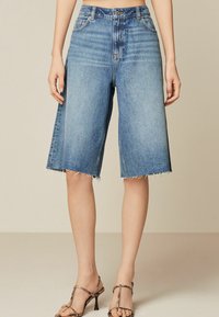 Next - REGULAR FIT - Short en jean - dark blue Image miniature 1