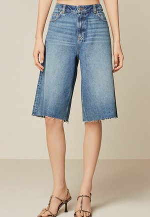 REGULAR FIT - Short en jean - dark blue