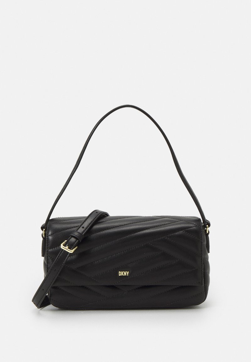 DKNY SARA FLAP Geantă crossbody black/gold/negru Zalando.ro