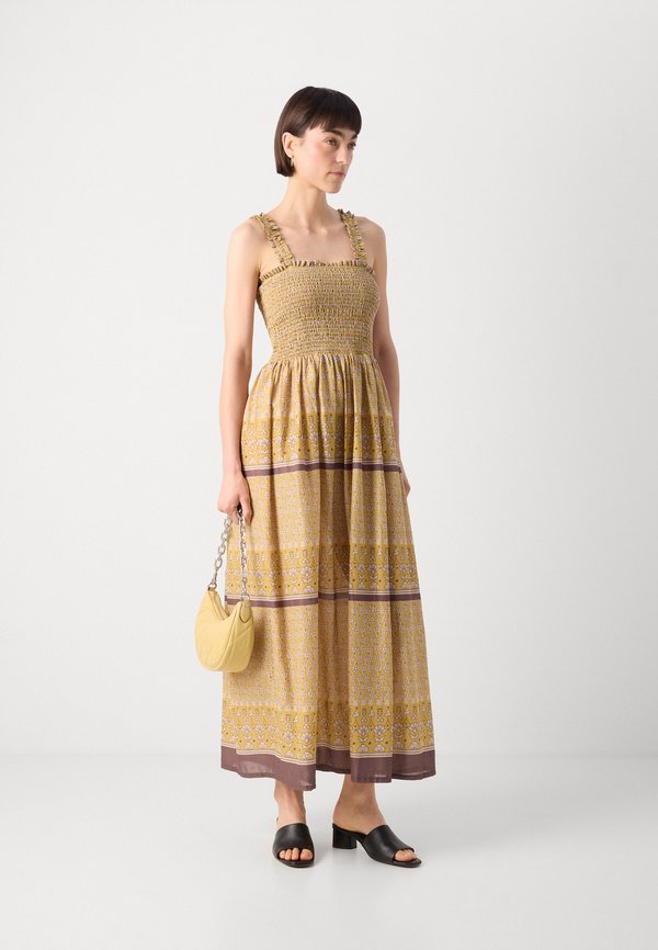 DRESS - Maxi dress - mustard3