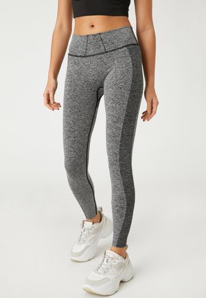 CROP MEDIUM RISE  - Tights - grey