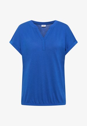Cecil, KURZARM SHIRT IM TUNIKA-LOOK - Jednoduché tričko - surf blue