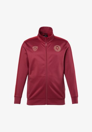 JP1880, FLEXNAMIC® SWEAT JACKET, FITNESS, CHEST PRINTS, UP TO 7XL - Sweater met rits - rouge acajou