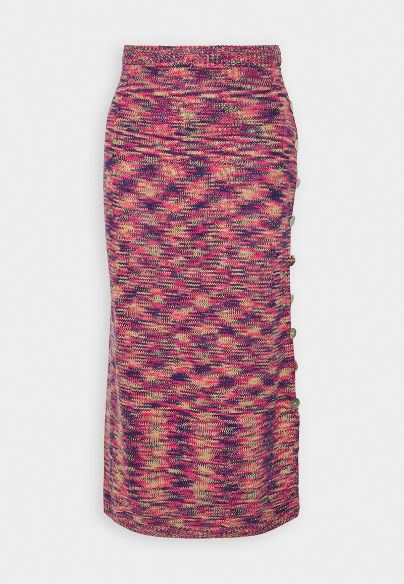 Vintage Supply Kokerrok donkerroze