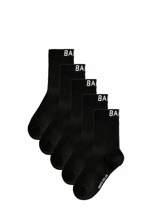 5 PACK - REGULAR FIT - Ponožky - black