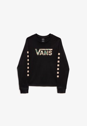 Vans GR MONTAUK CLASSIC CHECK SHORTY LS - Top s dlouhým rukávem - black