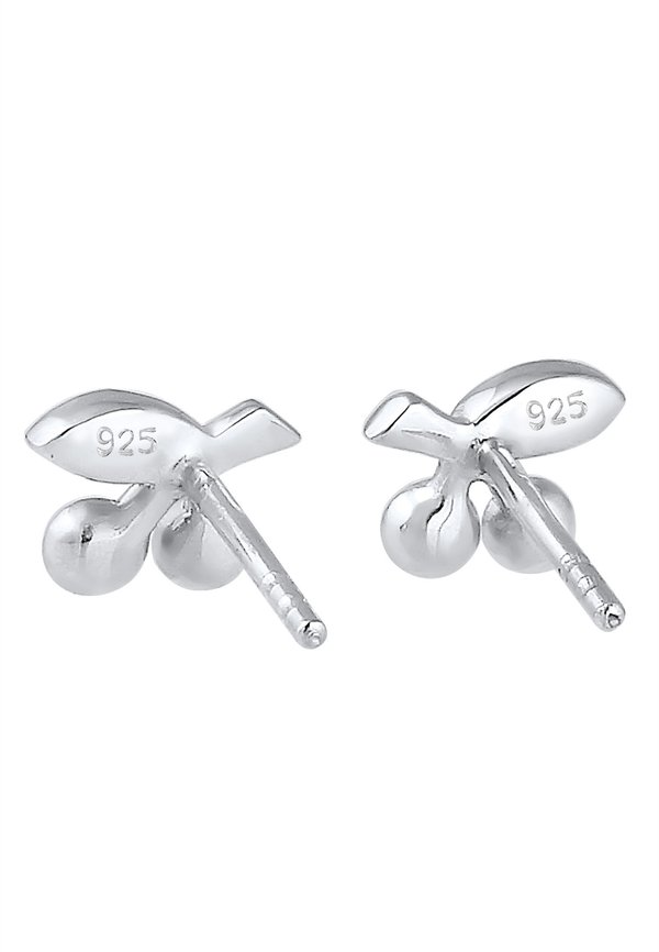 SPARKLING CHERRY STUDS – Ohrringe – silberfarben