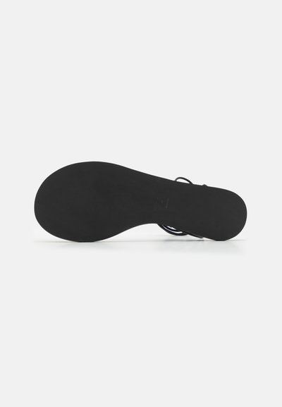 Studio Amelia EMILY WRAP FLAT - Tåsandaler - black