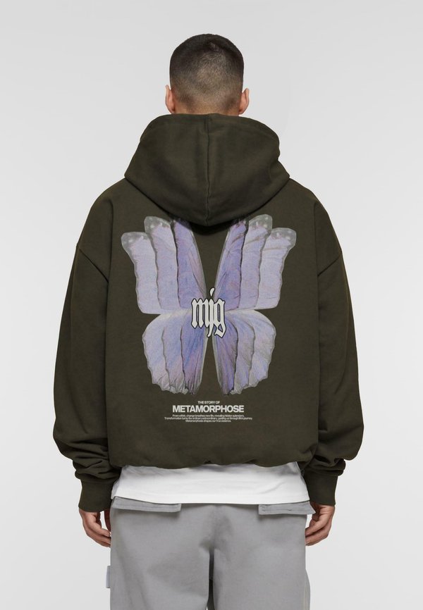 HEAVY TRANSFORMATION - Kapuzenpullover - olive