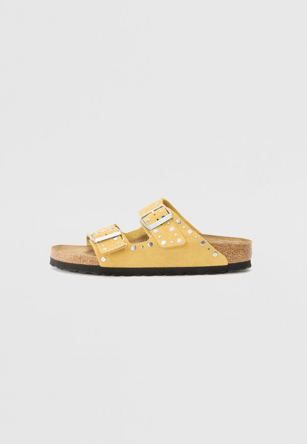 ARIZONA RIVET LEVE NARROW - Sandals - ochre