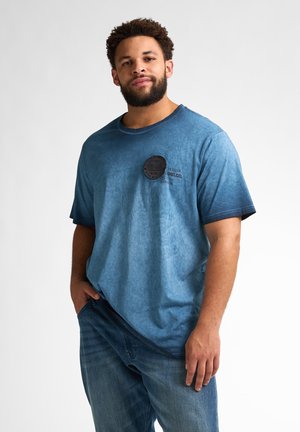Petrol Industries LOGO STARFISH - Tricou cu imprimeu - navy blue