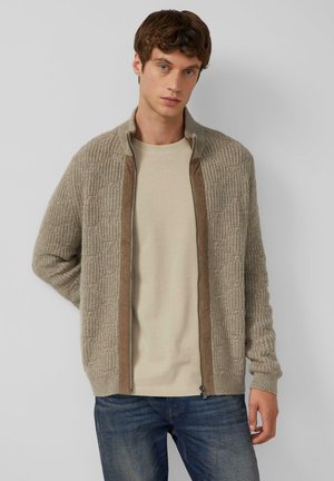 Strickjacke - beige