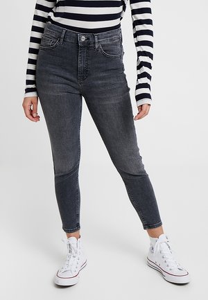 Skinny-Farkut - black denim