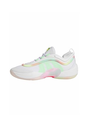 adidas Performance Zapatillas de baloncesto - cloud white   solar red   team solar green