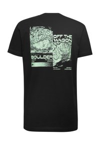 Mammut MASSONE WAGON - T-shirt med print - black