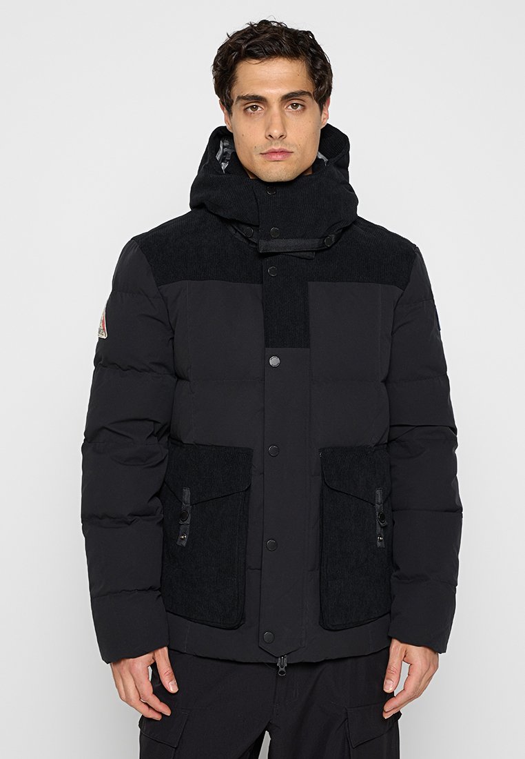 Dolomite Gewatteerde jas zwart