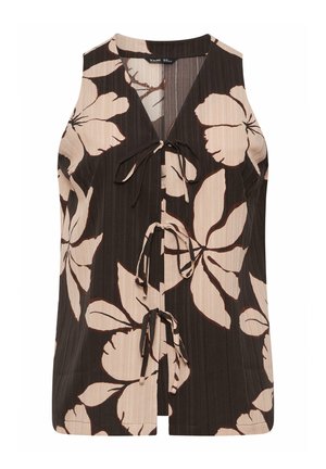 Yours Clothing, WOMEN'S VESTS & CAMIS - Bluse - chocolate