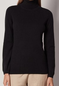 Falconeri Stickad tröja - black