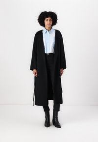 Calvin Klein ARCHIVE COAT - Klasický kabát - black