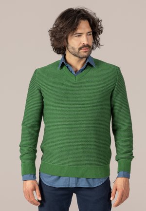 PIERCE - Strickpullover - vineyard