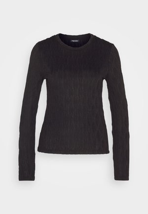 Pieces PCSIMA - Long sleeved top - black