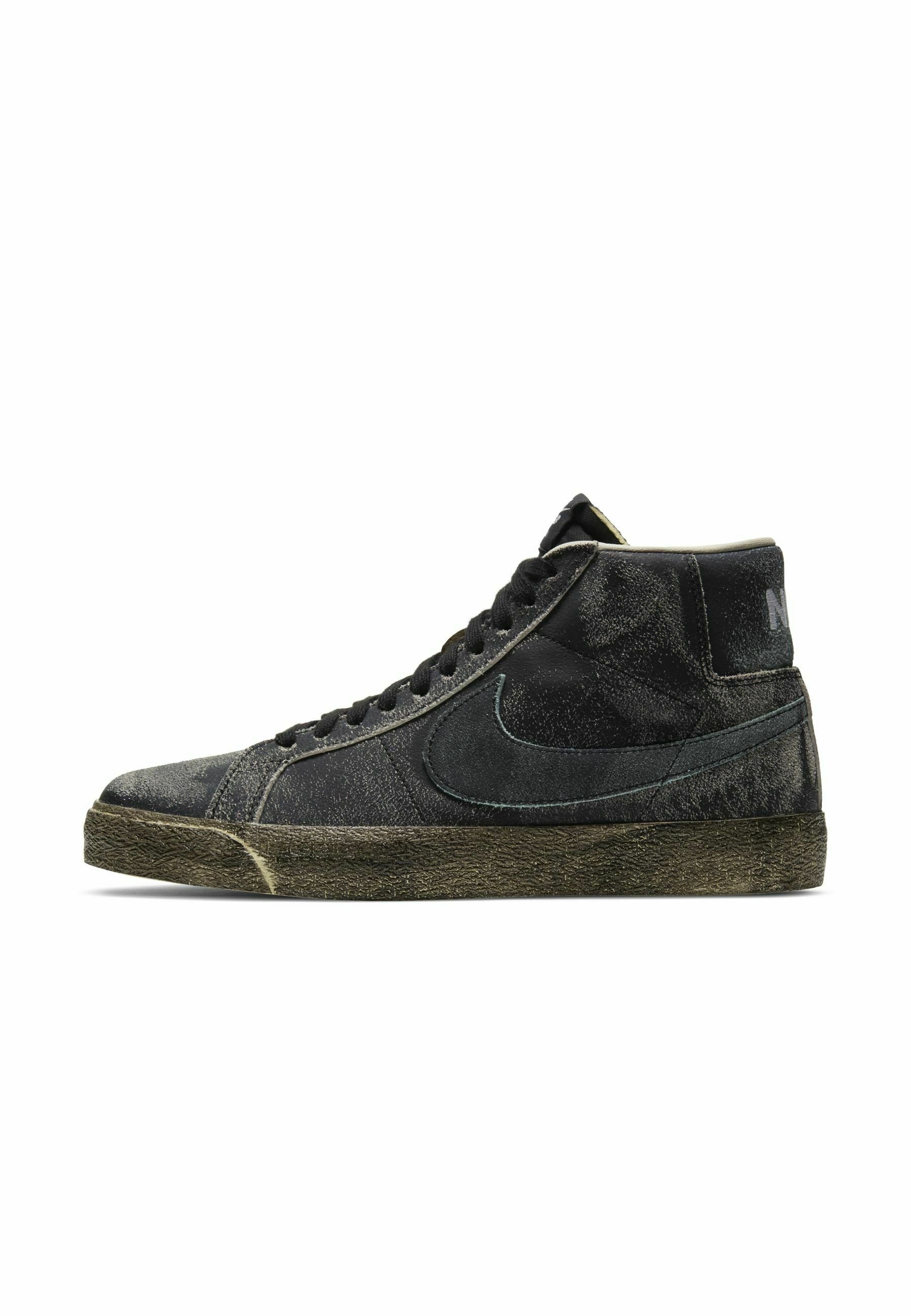 Nike Sb Skateboardsko Zoom Blazer Mid Premium Skate Shoes Black Coconut Milk Light Dew Light Dew Black Zalando De