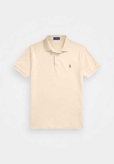 Polo Ralph Lauren CUSTOM SLIM FIT STRETCH MESH POLO SHIRT - Polo majica - expedition dune heather