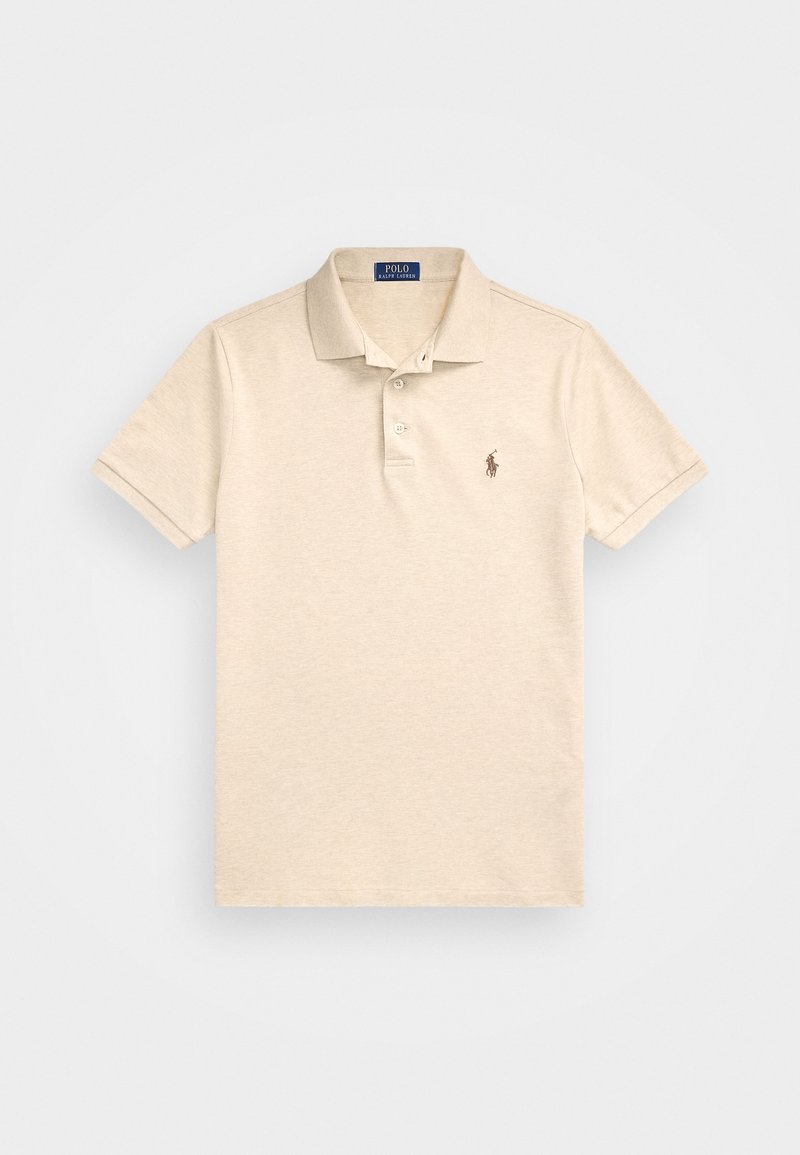 Polo Ralph Lauren CUSTOM SLIM FIT STRETCH MESH POLO SHIRT - Polo marškinėliai - expedition dune heather
