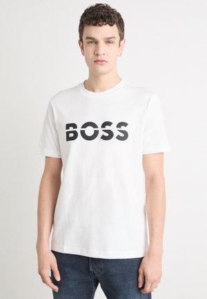 BOSS TEE - Camiseta estampada - white
