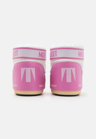 Moon Boot ICON UNISEX - Schnürstiefelette - pink/white