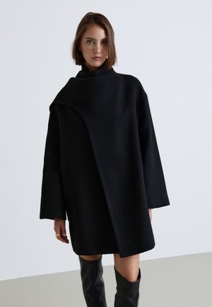 Calliope, CAPOSPALLA TINTA UNITA - Classic coat - ultrablack