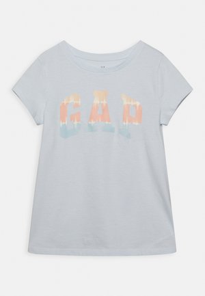 LOGO GIRL - T-shirt con stampa - air stream blue