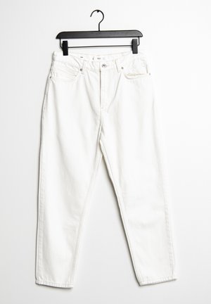 Mango Jeans Tapered Fit - white