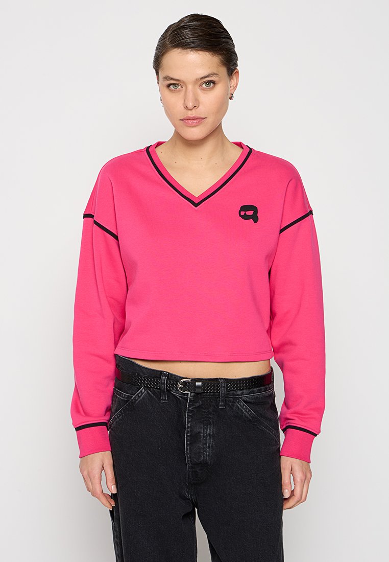 Karl Lagerfeld Sweater donkerroze